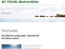 Tablet Screenshot of my-travel.de